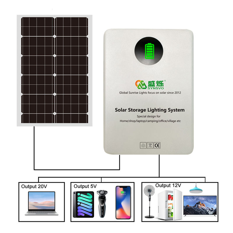 стена 300W установила систему накопления энергии PV с генератором панели солнечных батарей 60W