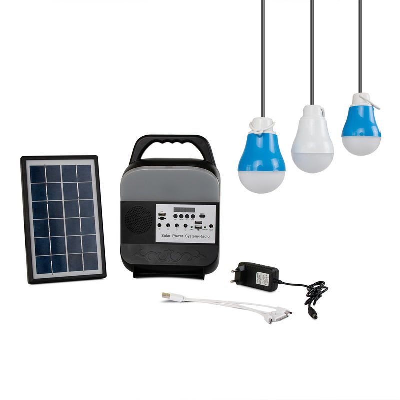электропитание небольшой солнечной осветительной установки СИД 3W 12PCS SMD на открытом воздухе располагаясь лагерем мобильное