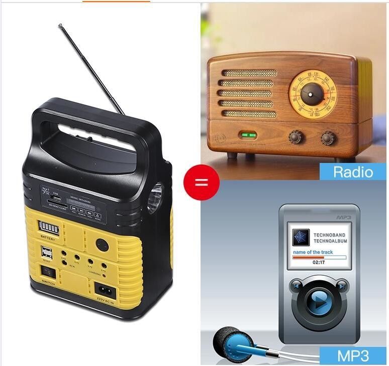 10W крытое солнечного радио лампы солнечного FM солнечное освещающ 3790 глобальных светов восхода солнца