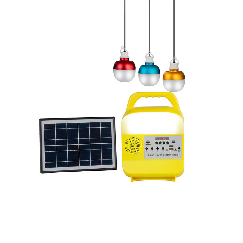аварийные освещения 5W 6V 3PCS солнечные для зон недостатка силы