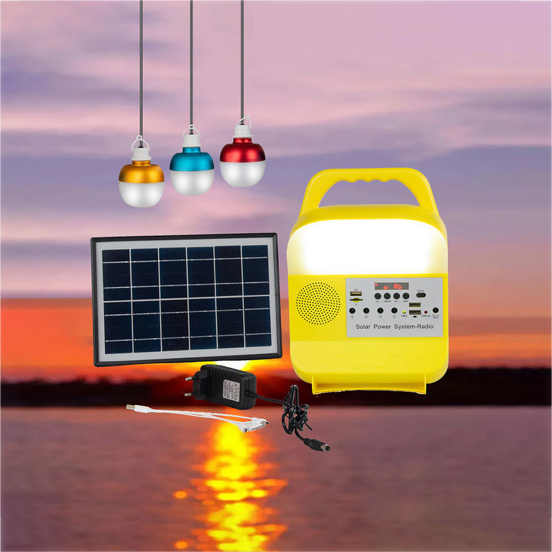 аварийные освещения 5W 6V 3PCS солнечные для зон недостатка силы