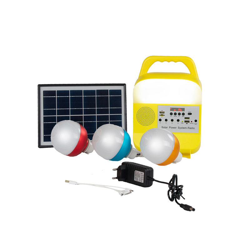 аварийные освещения 5W 6V 3PCS солнечные для зон недостатка силы
