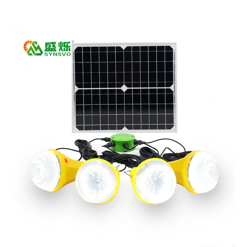 4 солнечная энергия солнечной системы режимов 25W 6V портативная домашняя привела света с панелями солнечных батарей