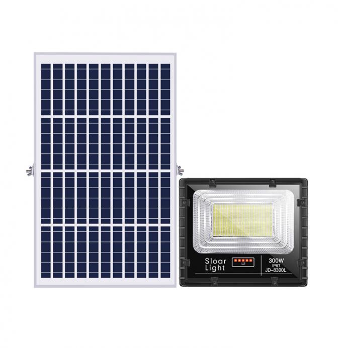 Свет потока СИД на открытом воздухе солнечной безопасностью лампы 100W солнечный для приведенного в действие солнечного уличного света сада