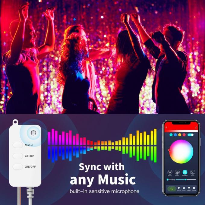Глобус USB Bluetooth WiFi удаленный красочный освещает декоративные света СИД