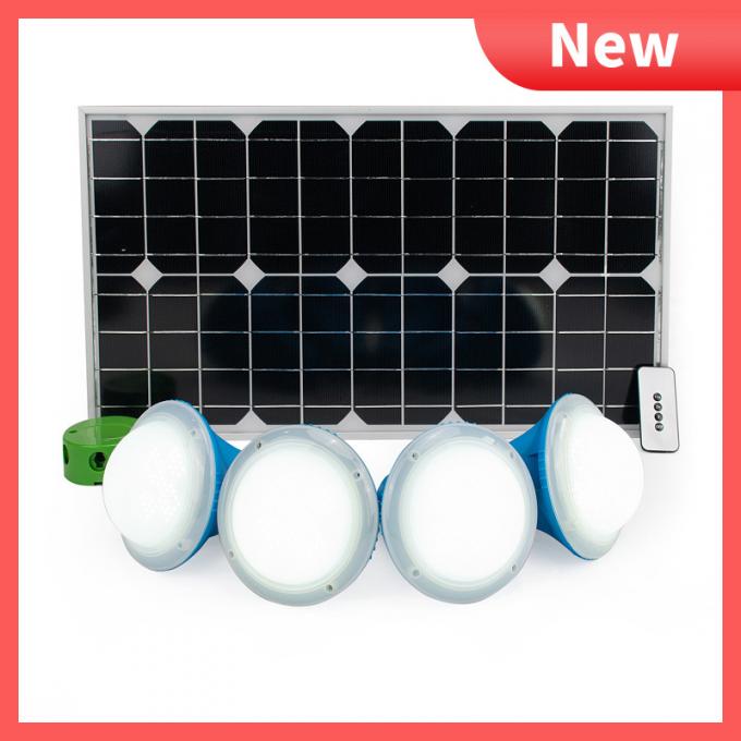 осветительная установка 30W 25W солнечная домашняя с лампами СИД 4PCS Строени-в солнечных лампах 5200mAh