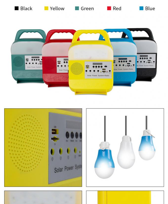Дом продукта 5V фабрики Китая освещая свет радио 3W 5W 10W электрической системы набора солнечный
