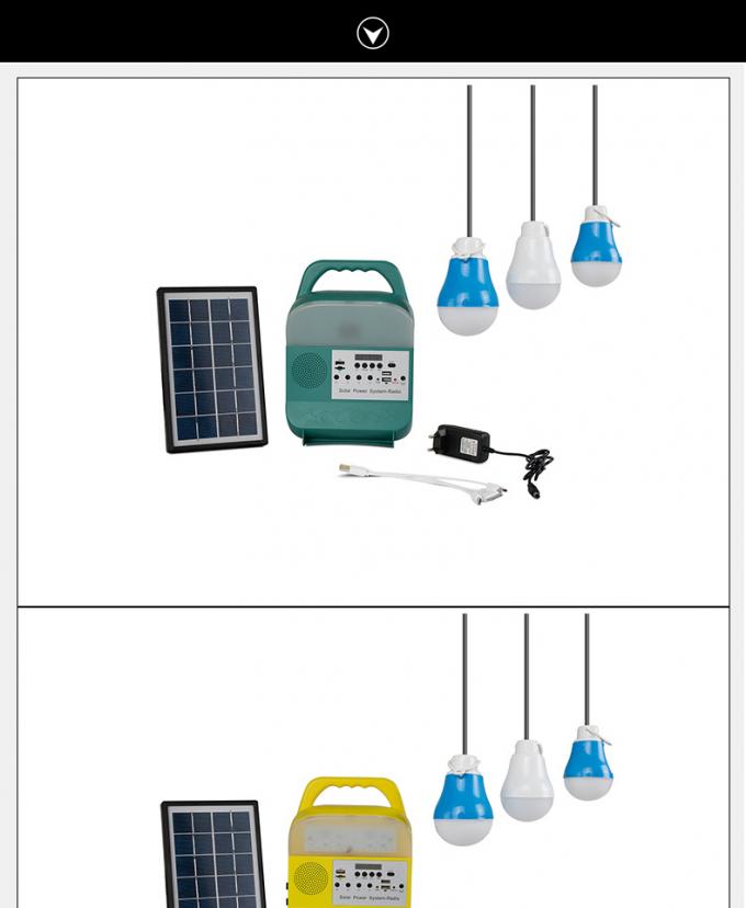 Дом продукта 5V фабрики Китая освещая свет радио 3W 5W 10W электрической системы набора солнечный