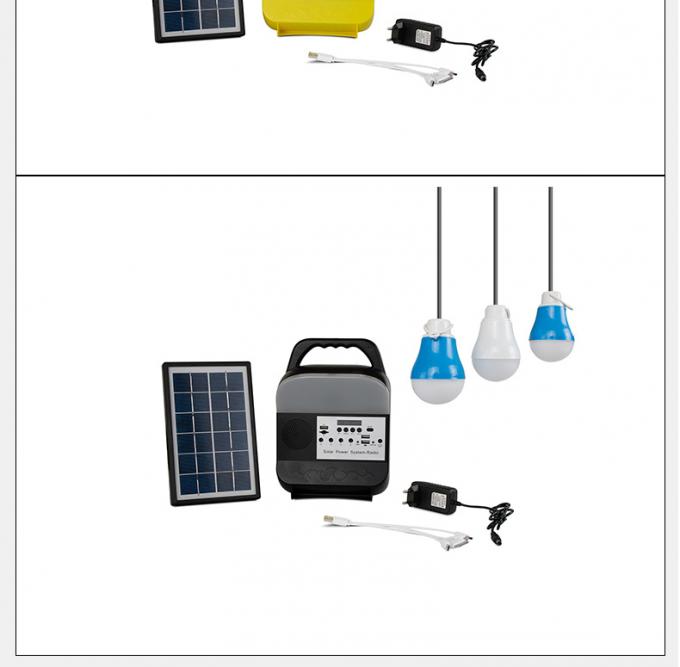 Дом продукта 5V фабрики Китая освещая свет радио 3W 5W 10W электрической системы набора солнечный